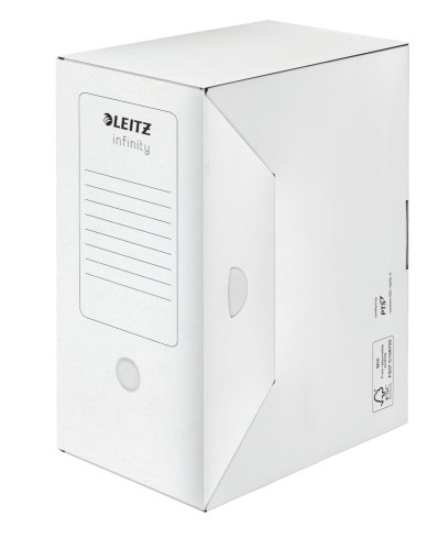 Pudło do archiwum Leitz Infinity A-4 150mm, białe