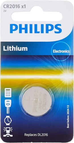Bateria Philips, CR 2016, 1 sztuka