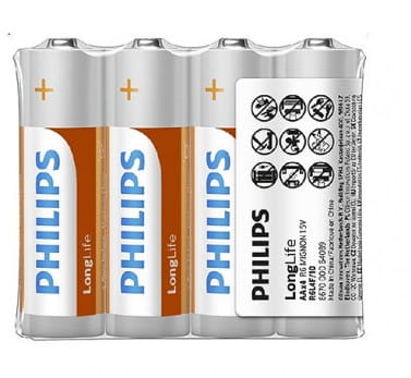 Batertia Philips Longlife, AA, 4 sztuki