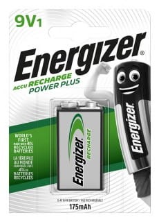 Akumulator Energizer Power Plus, 6F22, 175 mAh, 1 sztuka