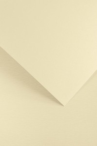 Papier wizytówkowy Kora A-4 Galeria Papieru, 20 arkuszy, kremowy
