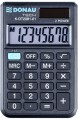 Kalkulator Donau Tech K-DT20814-01, kieszonkowy, czarny