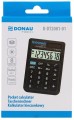 Kalkulator Donau Tech K-DT20814-01, kieszonkowy, czarny