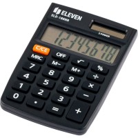 Kalkulator Eleven SLD-100NR, kieszonkowy, czarny