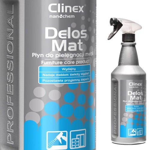 Płyn Clinex Delos, do mycia i pielęgnacji mebli 1L