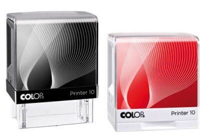Pieczątka  Colop Printer IQ 10 obudowa biała/odbicie czerwone