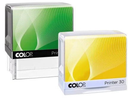 Pieczątka Colop Printer IQ 30 obudowa biała/odbicie czarne