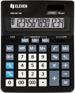 Kalkulator Eleven CDB1401-BK, czarny