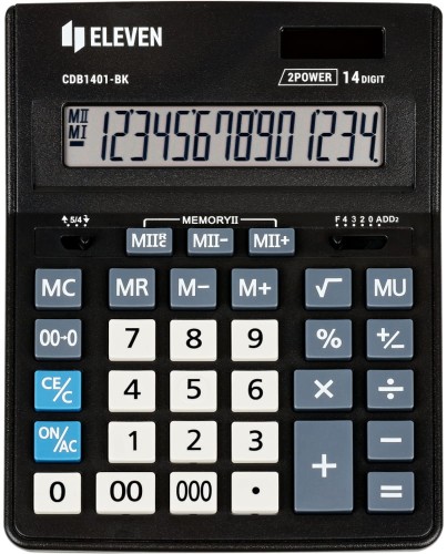 Kalkulator Eleven CDB1401-BK, czarny