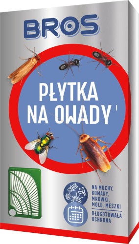BROS Płytka na owady – skuteczna ochrona do 4 miesięcy