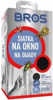 Bros siatka na okno czarna 150x180cm