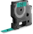 Taśma do drukarki DYMO D1 12/7 czarny/zielony