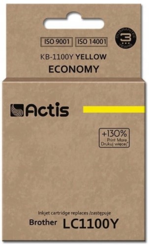 Tusz Actis Brother LC1100Y yellow KB-1100Y