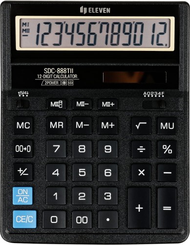Kalkulator Eleven SDC-888TII, czarny