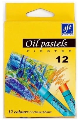 Kredki pastele olejne 12 kolorów First 117241