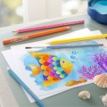 Kredki akwarelowe Faber Castell 12 kolorów + pędzelek