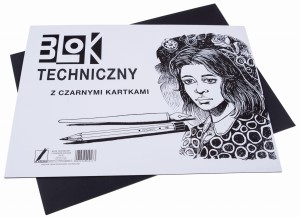 Blok techniczny A-3, czarny