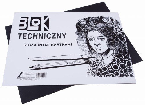 Blok techniczny A-3, czarny
