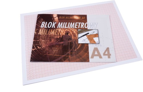 Blok milimetrowy A-4