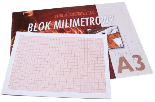 Blok milimetrowy A-3