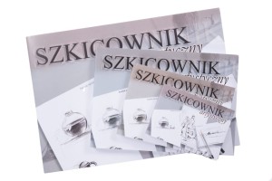 Szkicownik artystyczny A-4, 120 kartek, 90g