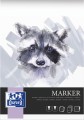 Blok artystyczny marker Oxford, A-4, 180g