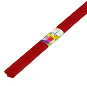 Bibuła marszczona Fiorello, ciemnoczerwona