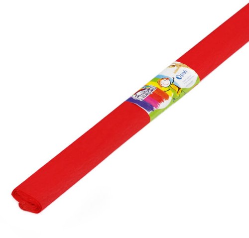 Bibuła marszczona Fiorello, czerwona