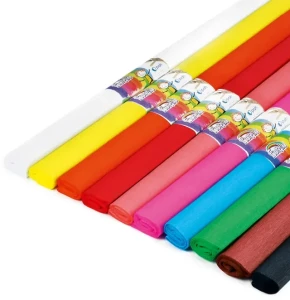 Bibuła marszczona Fiorello, miks kolorów, 10 rolek