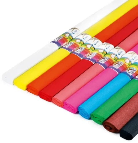 Bibuła marszczona Fiorello, miks kolorów, 10 rolek