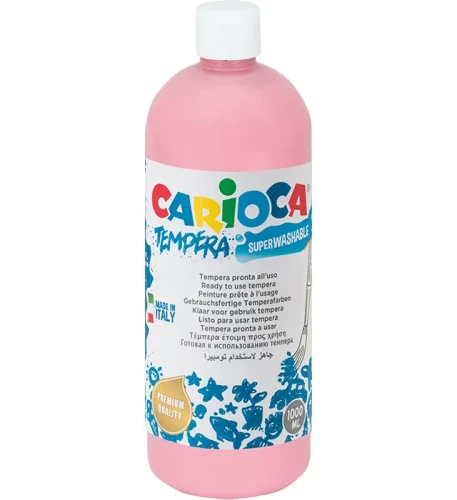 Farby tempera Carioca, 1l różowy