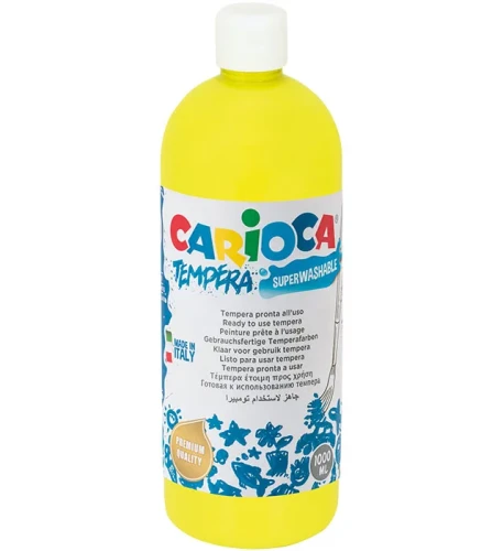 Farby tempera Carioca, 1l żółty