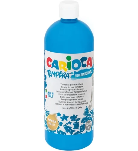 Farby tempera Carioca, 1l niebieski