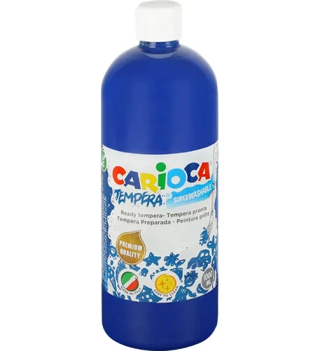Farby tempera Carioca, 1l ciemnoniebieski