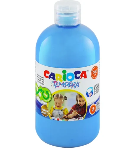 Farby tempera Carioca, 500ml jasnoniebieski