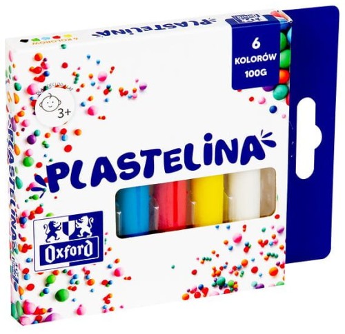 Plastelina Oxford  6 kolorów