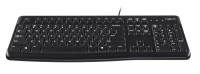 Klawiatura Logitech K120, przewodowa, czarna