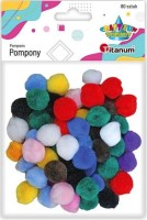  Pompony Titanum Craft-Fun Series akrylowe mix 80 sztuk