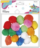 Pompony Titanum Craft-Fun Series akrylowe, 20 sztuk