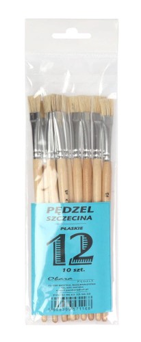 Pędzle szczecina płaskie Allmir 116, rozmiar 12
