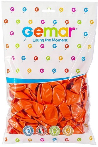 Balon pomarańczowy metalik /100 sztuk