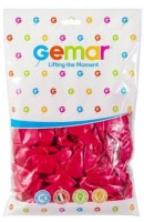 Balon czerwony metalik / 100 sztuk