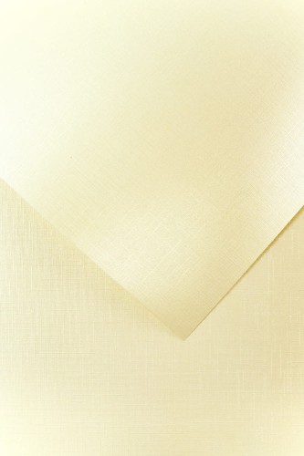 Papier wizytówkowy Holland A-4 Galeria Papieru, 20 arkuszy, kremowy