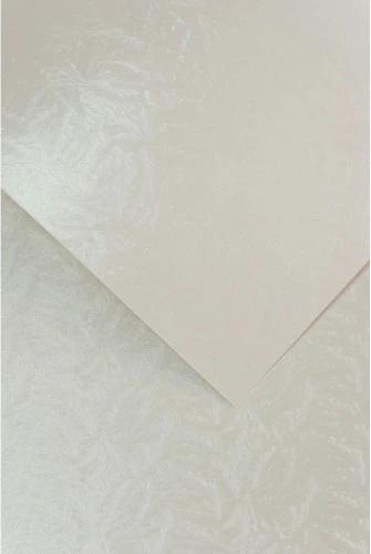 Papier wizytówkowy Frost, Galeria Papieru, A-4, 20 arkuszy, perłowa biel