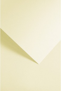 Papier wizytówkowy Sawanna A-4 Galeria Papieru, 20 arkuszy, kremowy