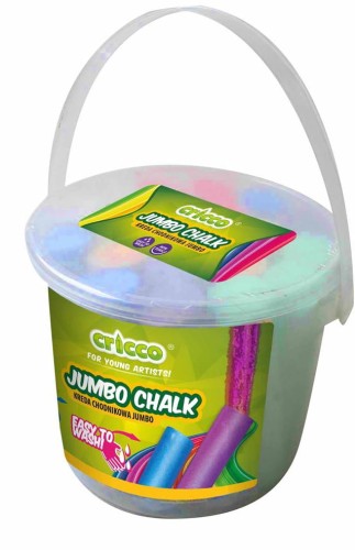 Kreda kolorowa  Cricco Jumbo, okragła, 20 sztuk