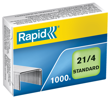 Zszywki Rapid Standard 21/4, 1000 sztuk