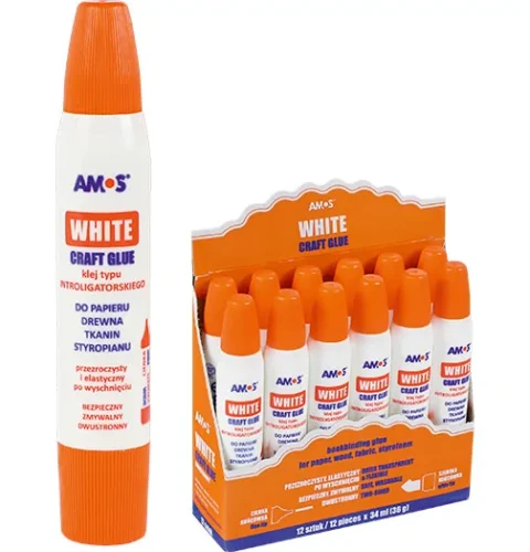 Klej w płynie Amos, 2 końcówki, 34ml