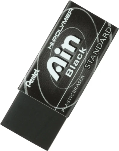 Gumka ołówkowa Pentel Ain Black, czarna