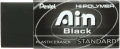 Gumka ołówkowa Pentel Ain Black, czarna